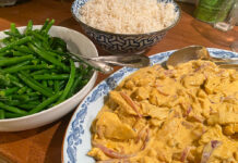 Curry Chicken, Swedish Style